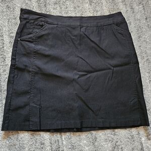 Tribal Black Skort, Size 16W